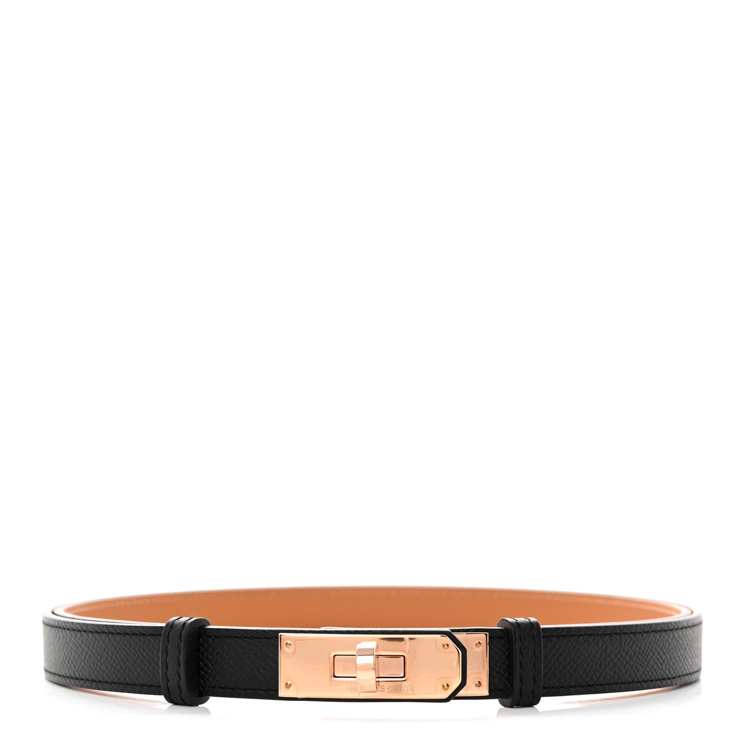 Hermes Epsom Kelly Belt Black 1 of 5
