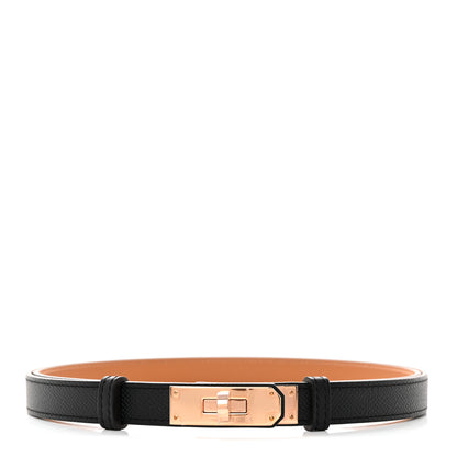 Hermes Epsom Kelly Belt Black 1 of 5