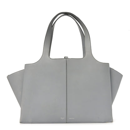 Celine Smooth Calfskin Medium Tri-Fold Bag Pearl Grey 1 of 10