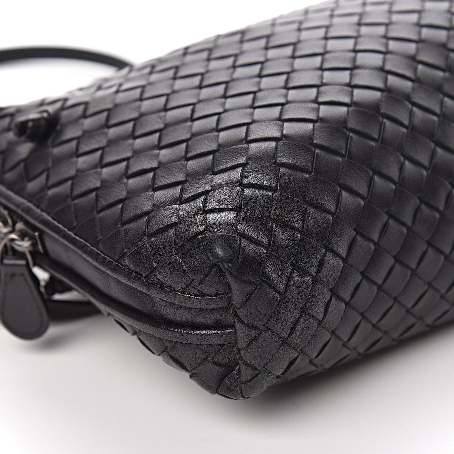 Bottega Veneta Nappa Intrecciato Pillow Crossbody Messenger Black 10 of 12
