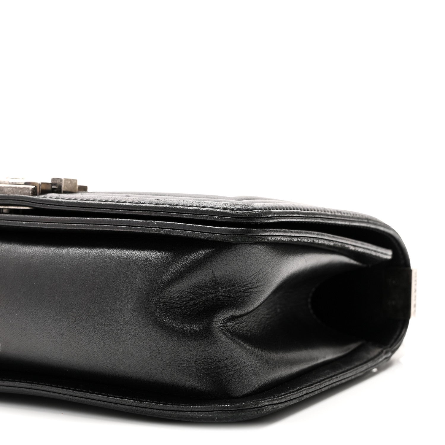 Chanel Lambskin Quilted Medium Boy Flap Black 10 of 10