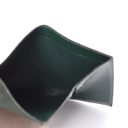 Hermes Box Photo Holder Wallet Vert Fonce 7 of 8