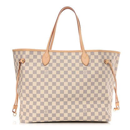 Louis Vuitton Damier Azur Neo Neverfull GM Rose Ballerine 3 of 12