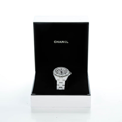 Chanel Stainless Steel Ceramic 38mm J12 Automatic Watch White 8 of 8