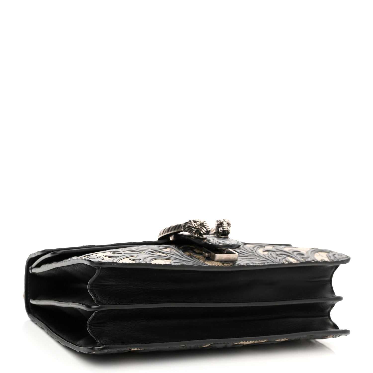 Gucci GG Supreme Monogram Arabesque Small Dionysus Shoulder Bag Black 4 of 13