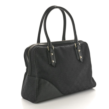 Gucci Monogram Hasler Boston Black 2 of 13