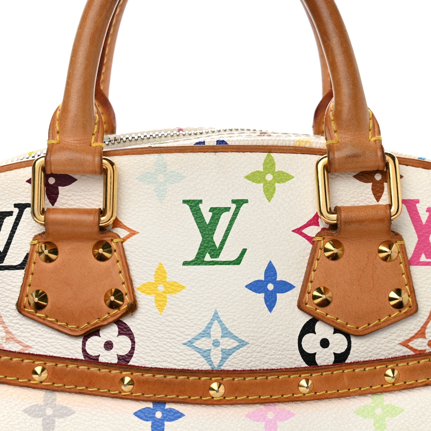 Monogram Multicolor Trouville White