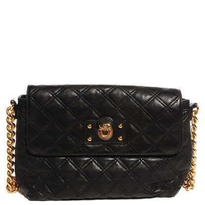 Marc Jacobs Quilted Lambskin The Large Single Flap Black 1 of 9