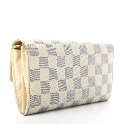 Louis Vuitton Damier Azur Sarah Wallet 3 of 11
