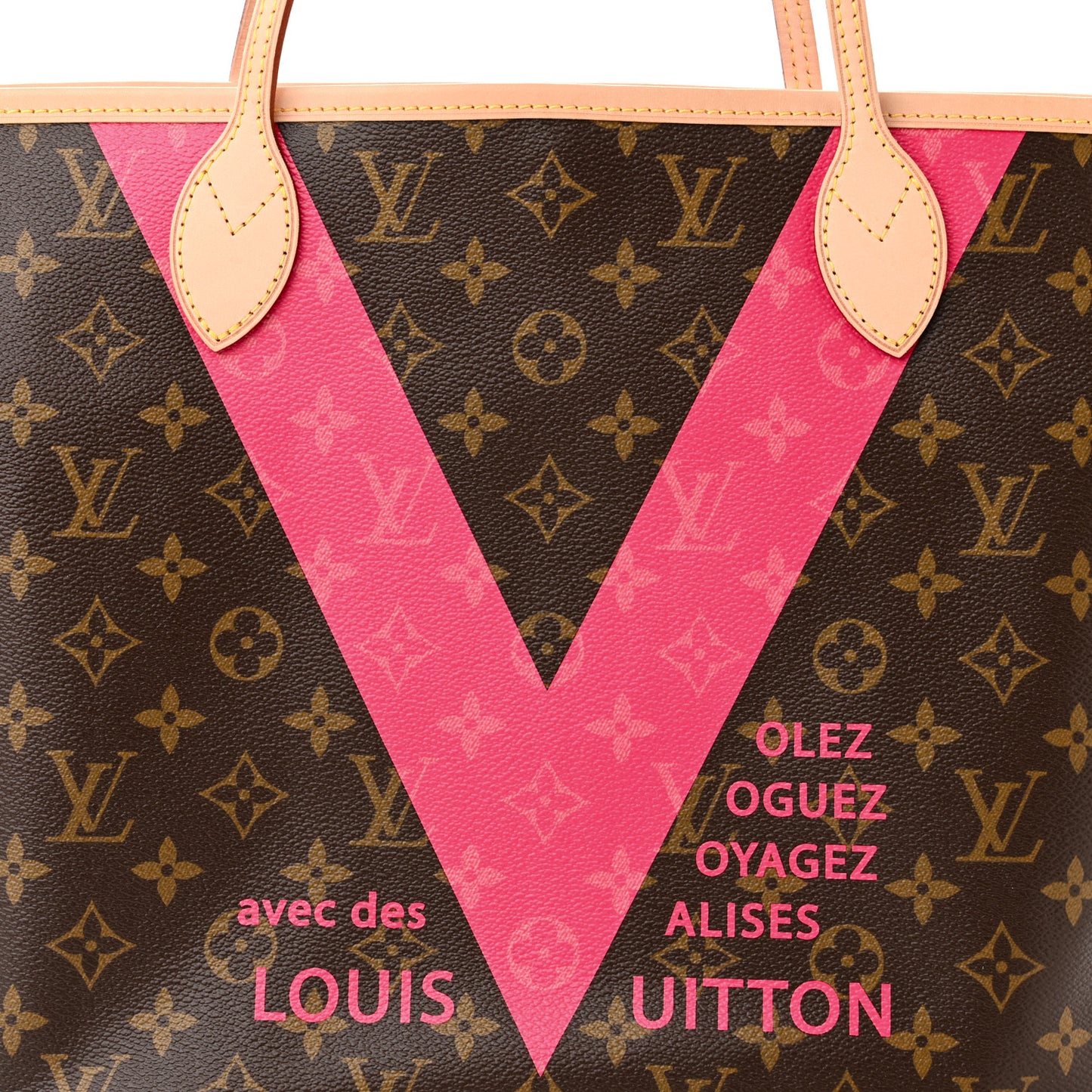 Monogram V Neverfull MM Grenade