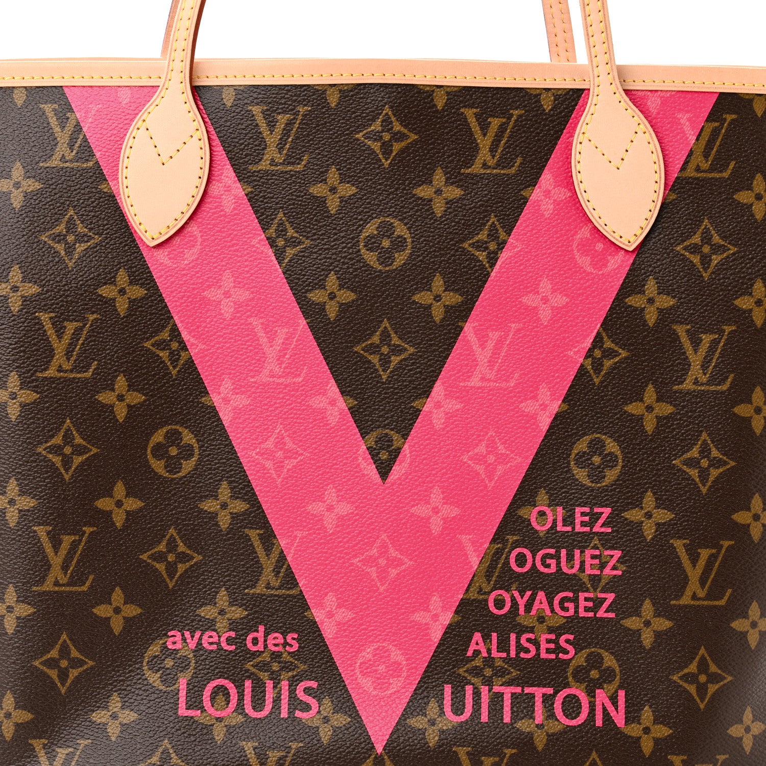 Louis Vuitton Monogram V Neverfull MM Grenade 8 of 10