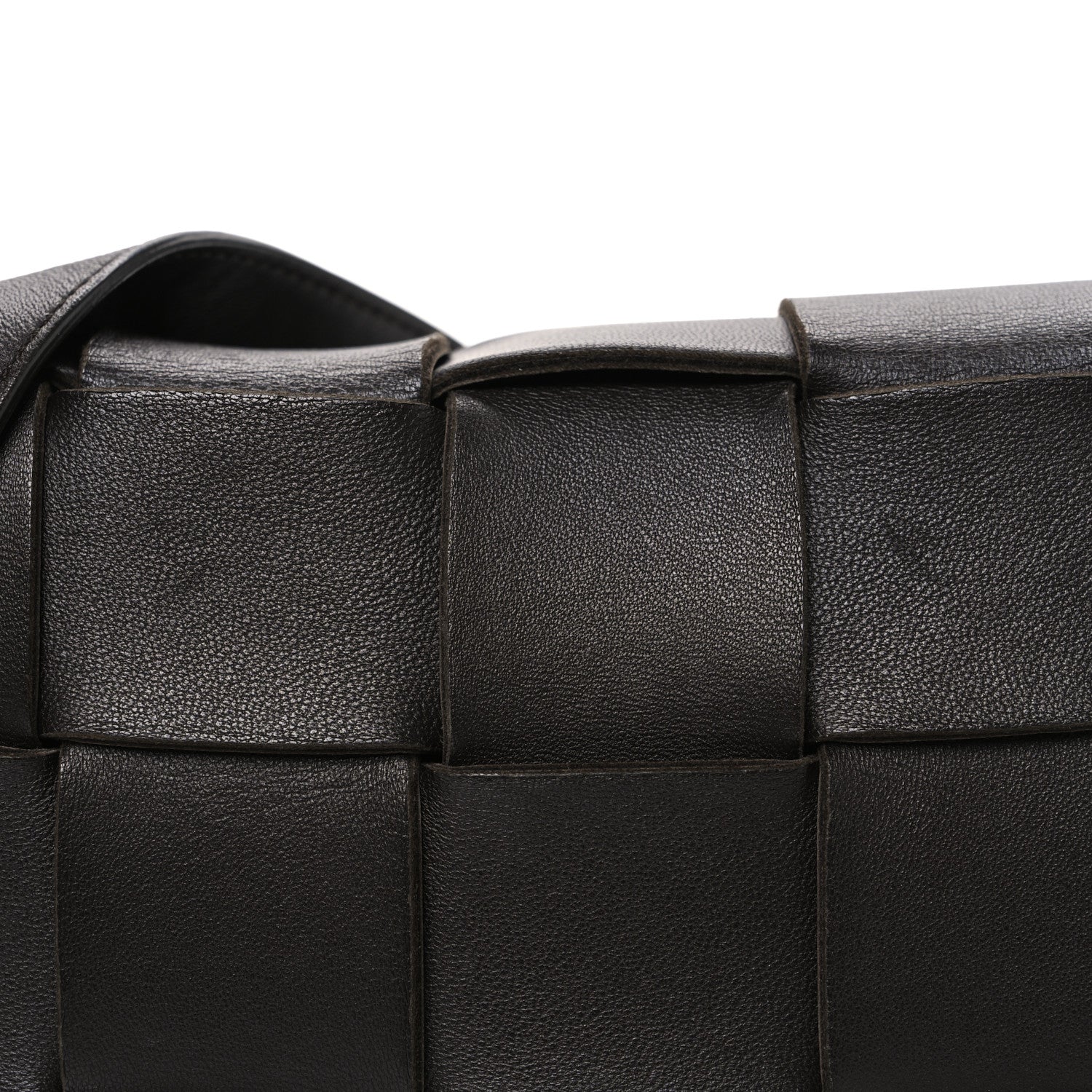 Bottega Veneta Lambskin Maxi Intrecciato Cassette Crossbody Bag Fondant 9 of 12