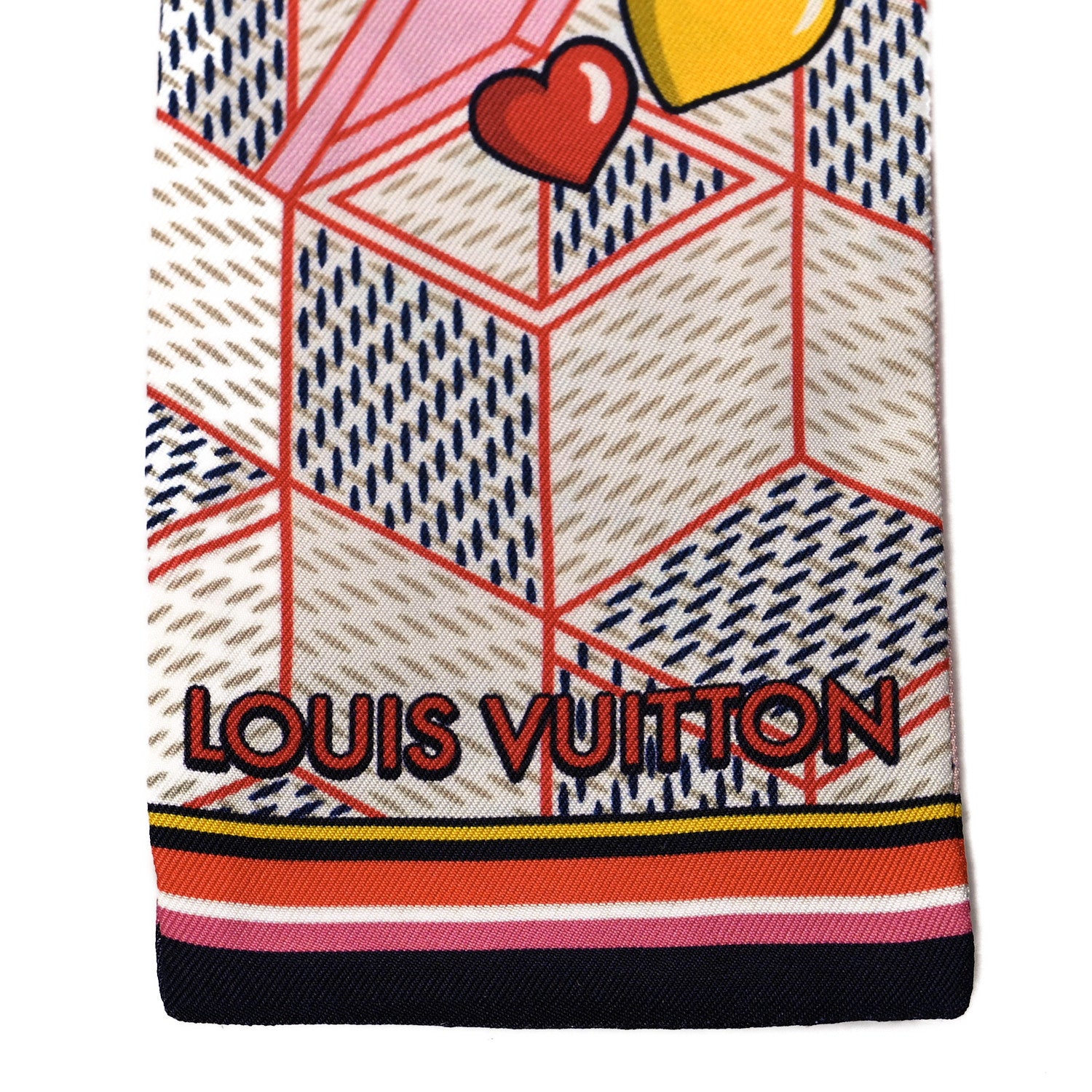 Louis Vuitton Silk Damier Pop Up Bandeau Azur 3 of 4