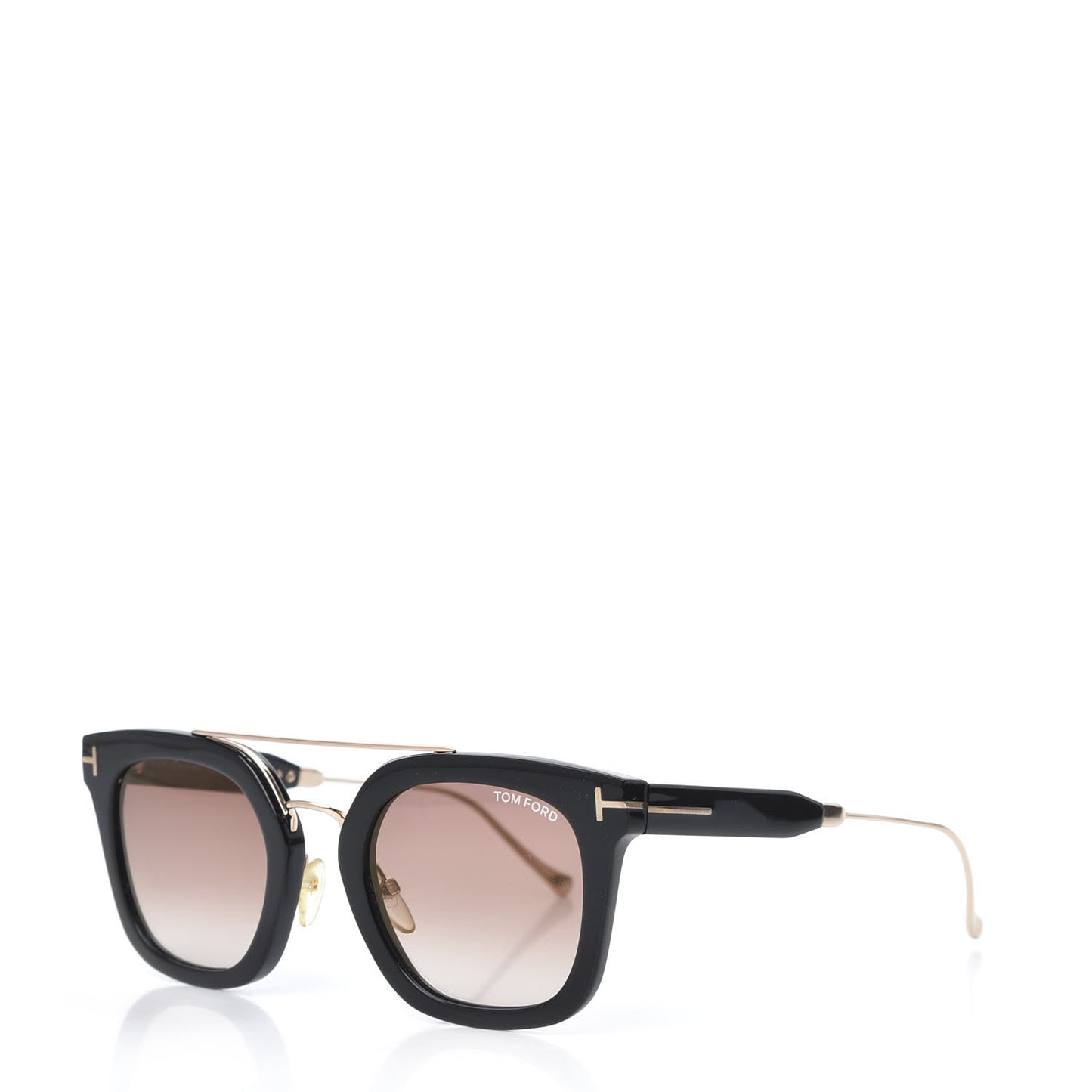 Alex Squared Sunglasses TF541 Shiny Black Gradient Brown
