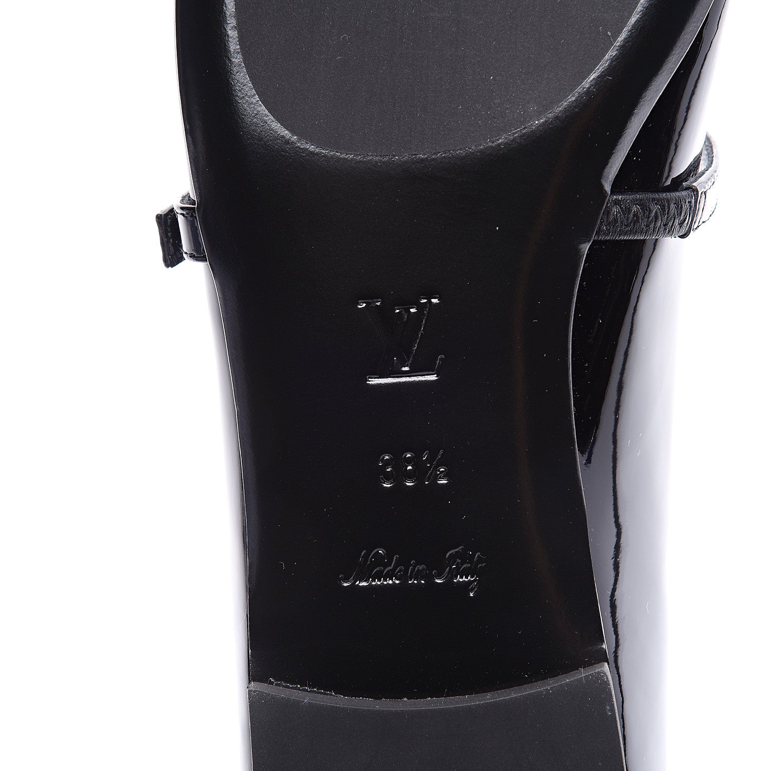 Louis Vuitton Patent Uniformes Ballet Flats 38.5 Black 9 of 10