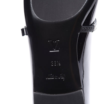 Louis Vuitton Patent Uniformes Ballet Flats 38.5 Black 9 of 10