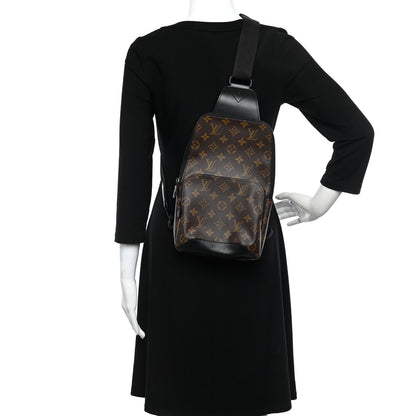 Louis Vuitton Monogram Macassar Avenue Sling Bag 2 of 8