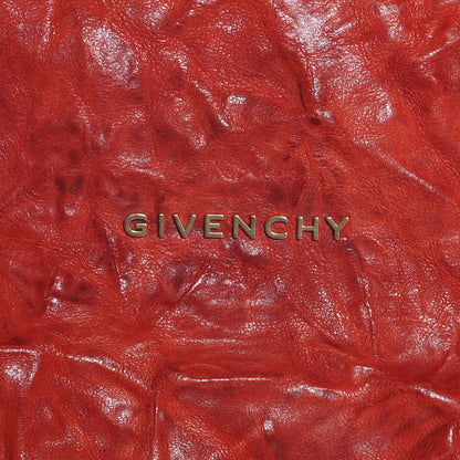 Givenchy Tumbled Sheepskin Medium Pandora Bag Red 5 of 7