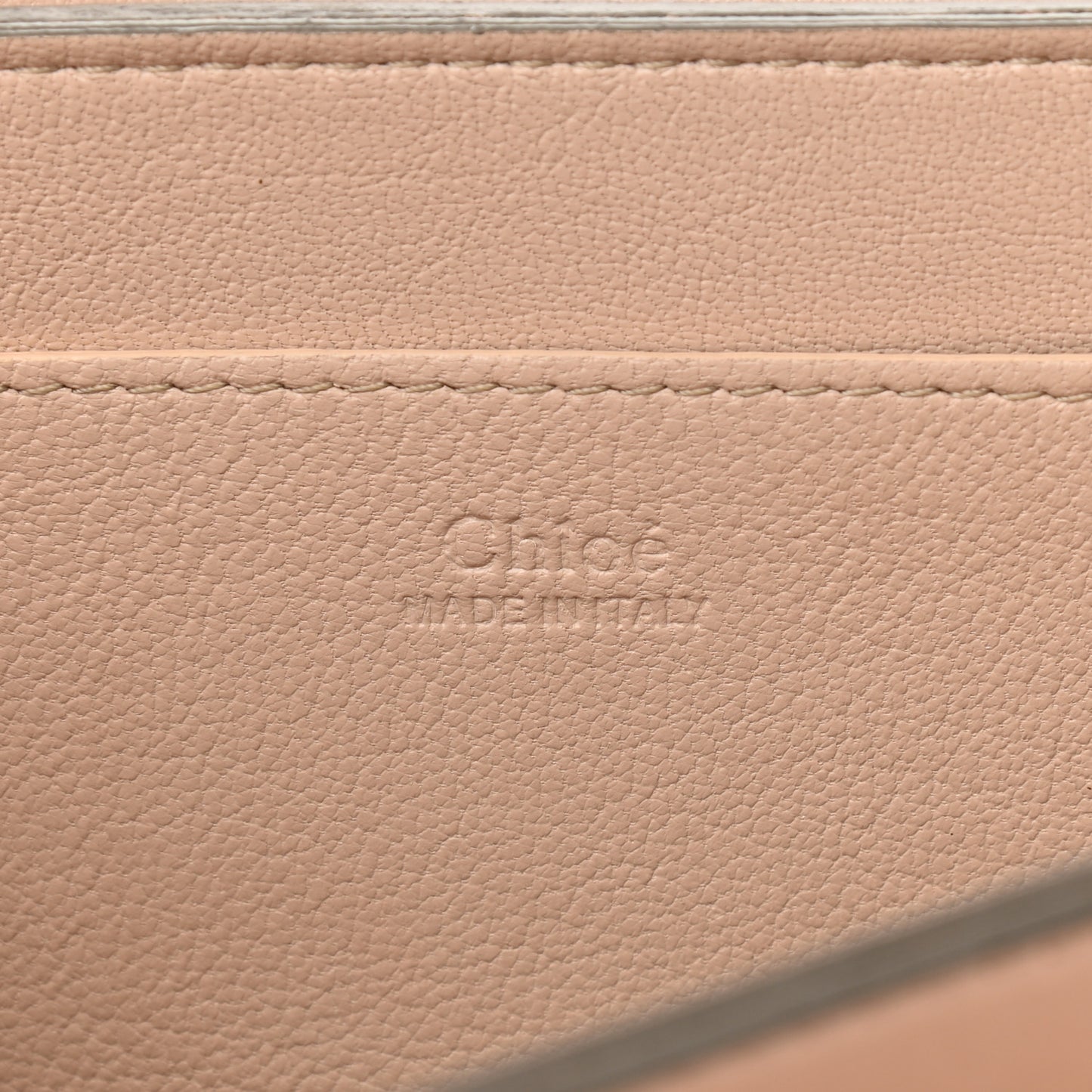 Nappa Medium Elle Chain Clutch Blush Nude