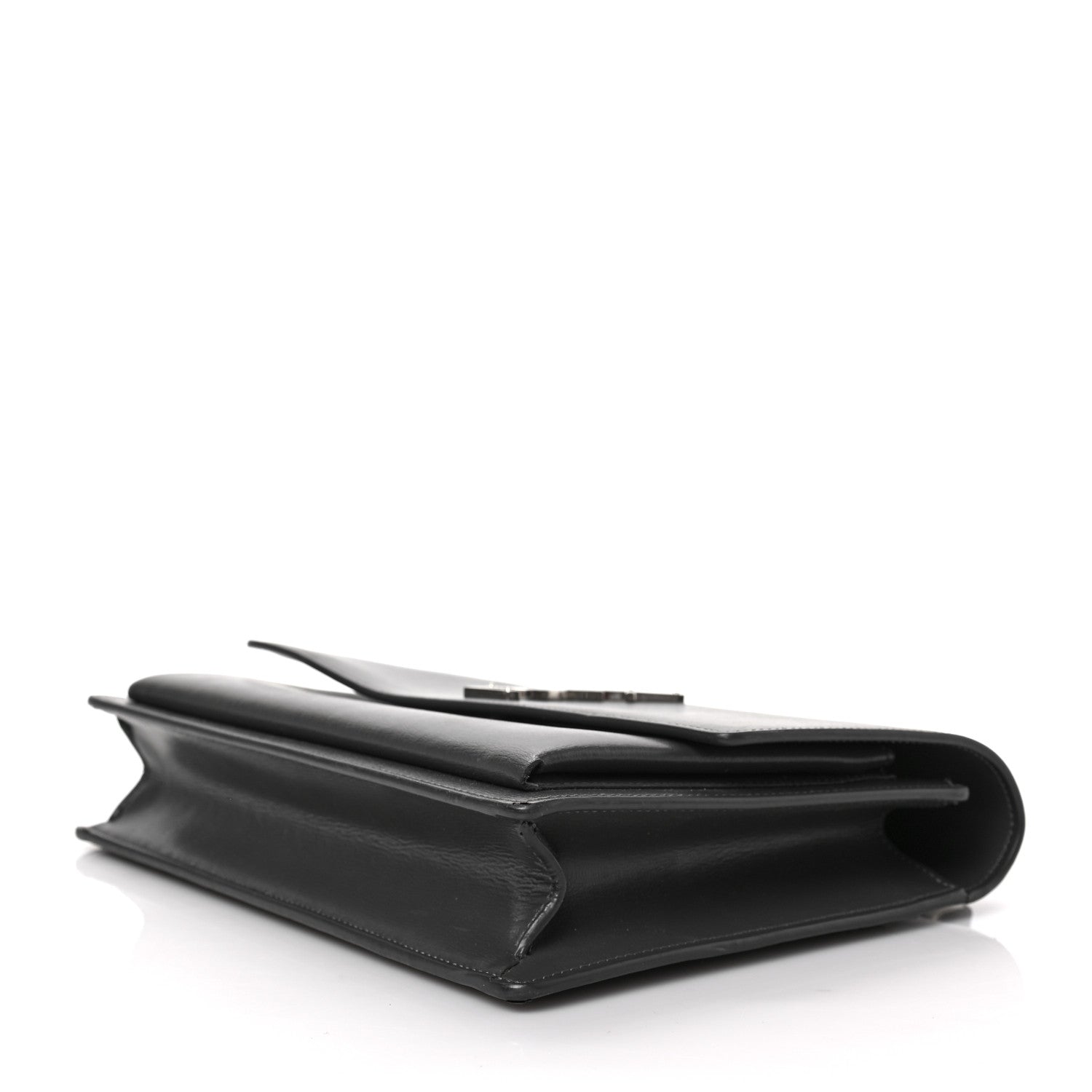 Saint Laurent Smooth Calfskin Medium Monogram Sunset Satchel Anthracite 9 of 9