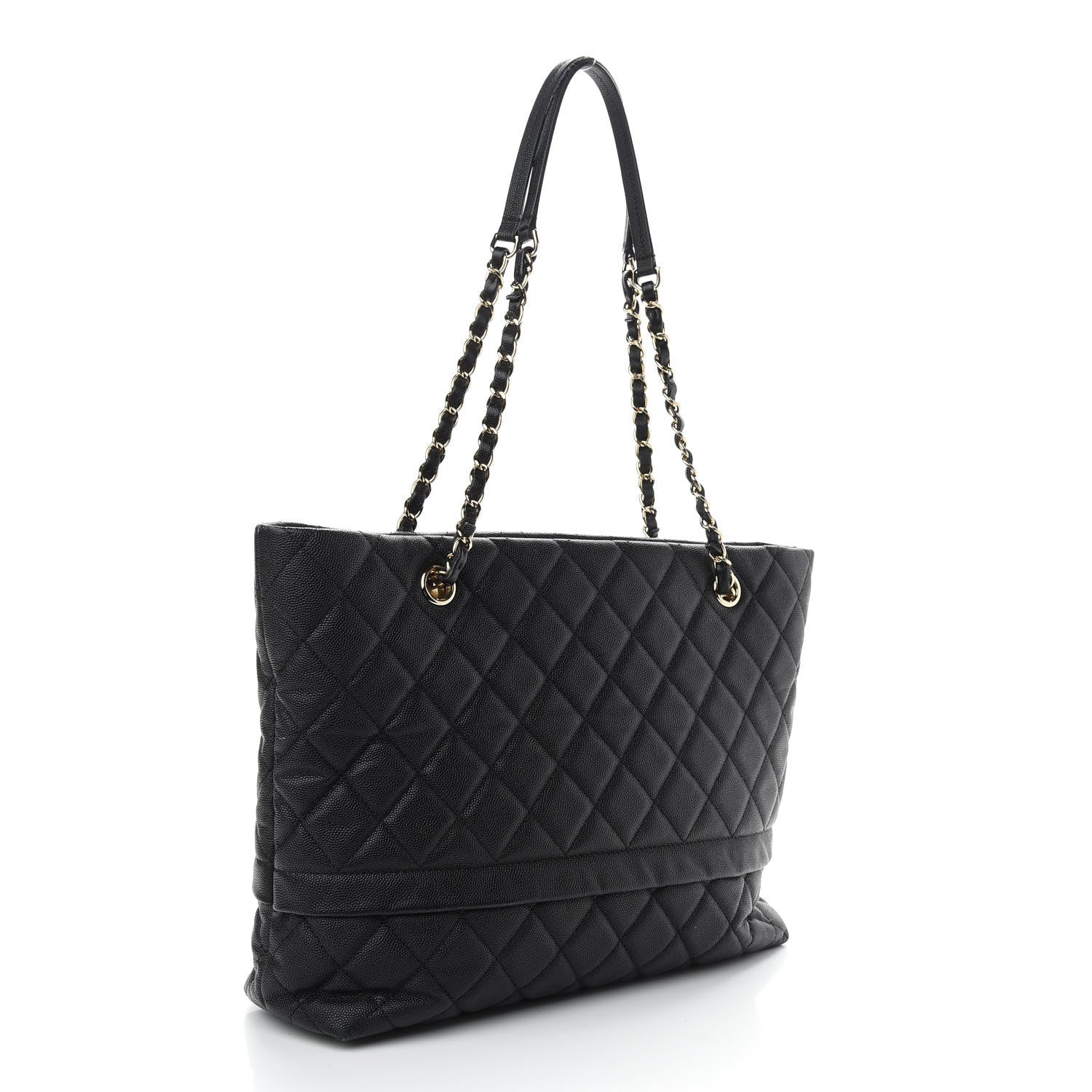 Chanel Caviar Quilted Rolled Up Tote Black 3 of 11