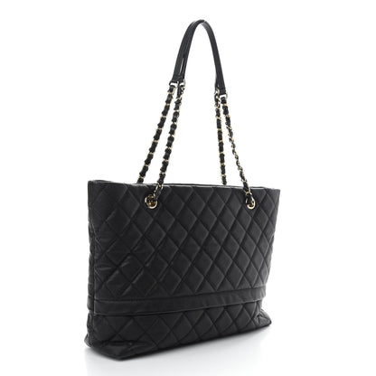 Chanel Caviar Quilted Rolled Up Tote Black 3 of 11