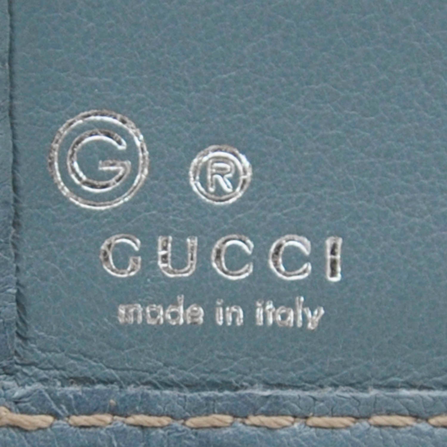 Gucci Guccissima Continental Wallet Blue 7 of 10