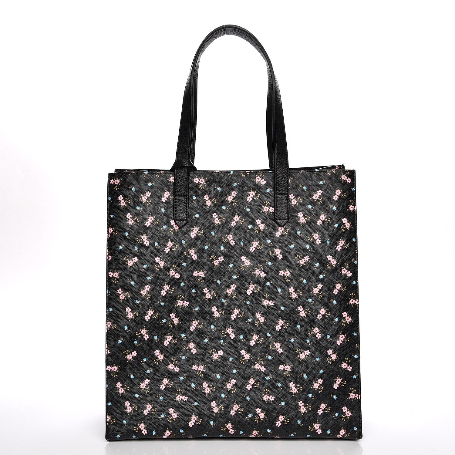 Givenchy Coated Canvas Hibiscus Print Medium Stargate Shopper Tote Black Multicolor 1 of 8