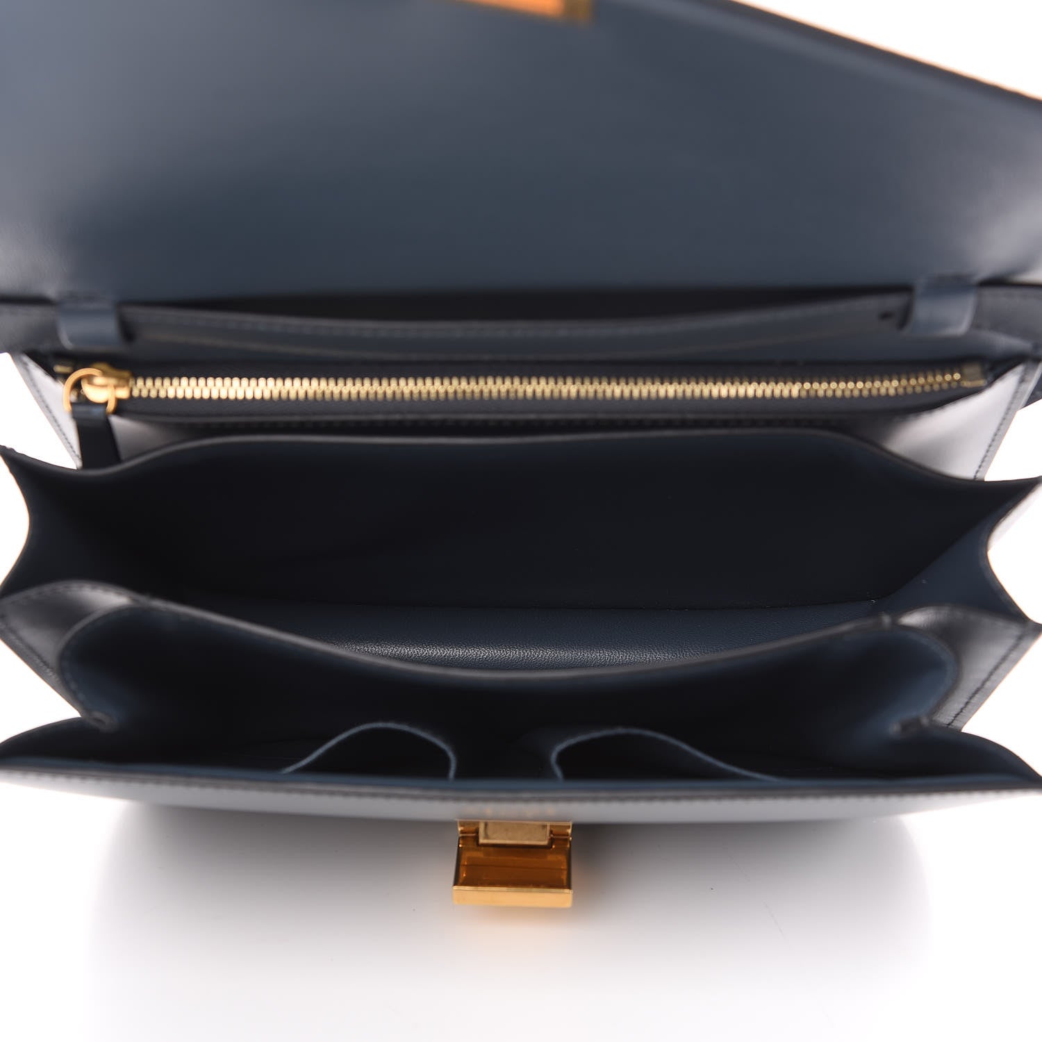 Celine Liege Calfskin Medium Classic Box Flap Bag Grey 4 of 8