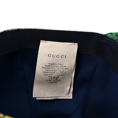 Gucci Monogram Multicolor Baseball Hat XL 60 Multicolor 10 of 10
