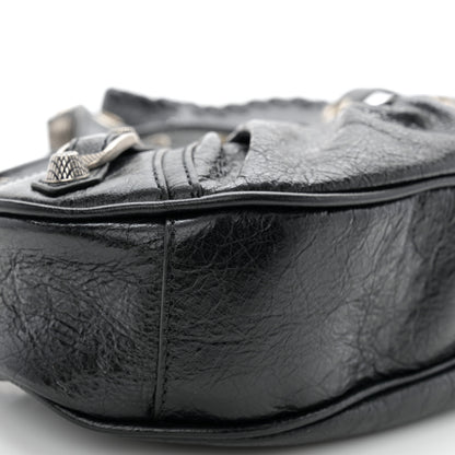 Balenciaga Agneau Arena Le Cagole Shoulder Bag XS Black 9 of 10