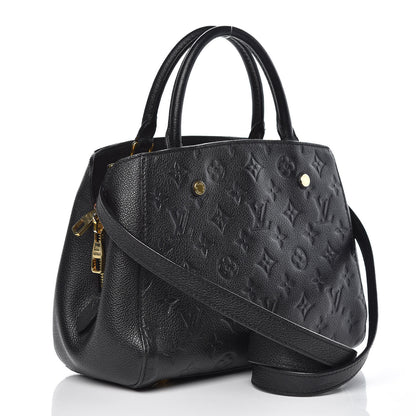 Louis Vuitton Empreinte Montaigne BB Black 3 of 16