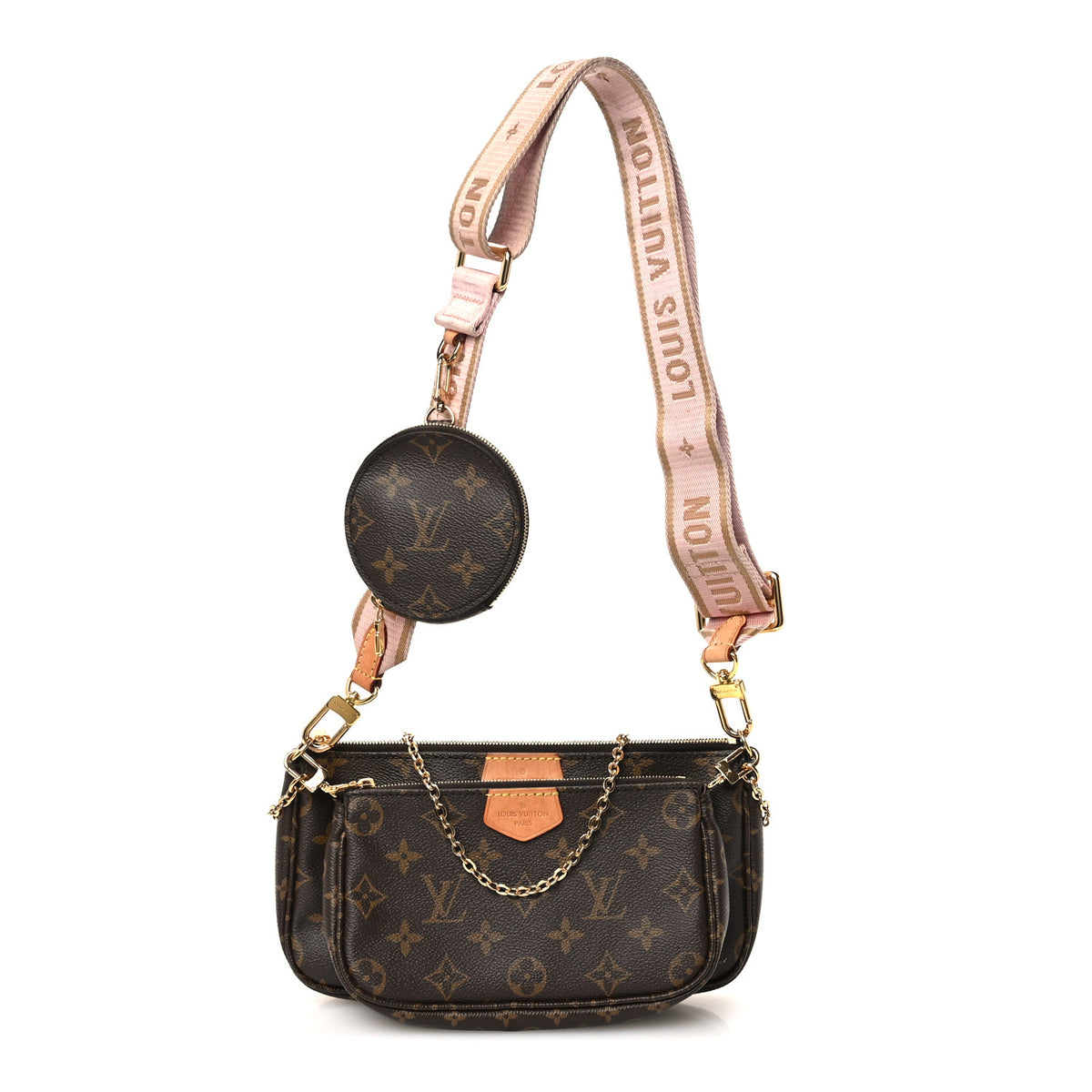 Louis Vuitton Monogram Multi Pochette Accessories Rose Clair 1 of 11