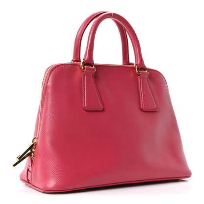 Prada Saffiano Lux Small Promenade Tote Peonia 5 of 13