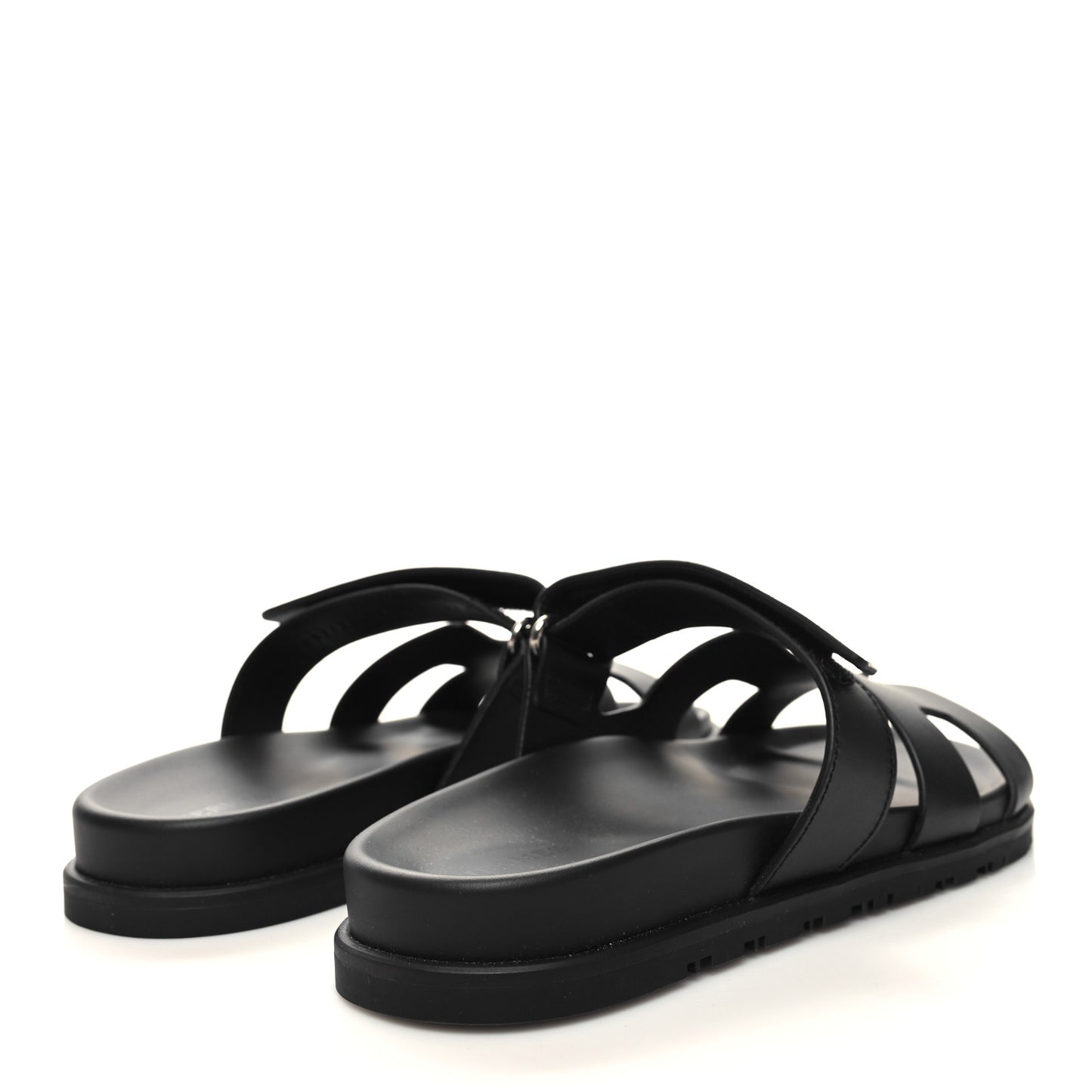 Calfskin Womens Chypre Sandals 39 Black