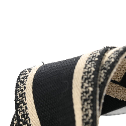 Christian Dior Canvas Embroidered Shoulder Strap Black 7 of 7