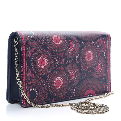 Christian Dior Calfskin Animals Chain Pouch Fuchsia Multicolor 3 of 10