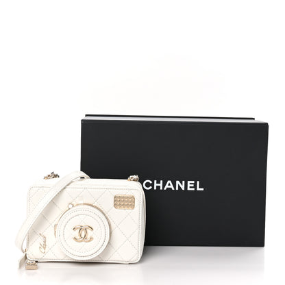 Chanel Lambskin Quilted Coco Click Bag White 12 of 12