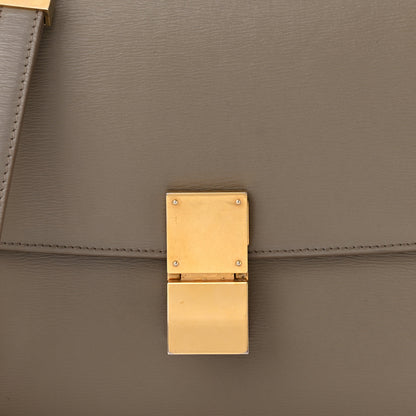 Celine Liege Calfskin Medium Classic Box Flap Bag Souris 8 of 12