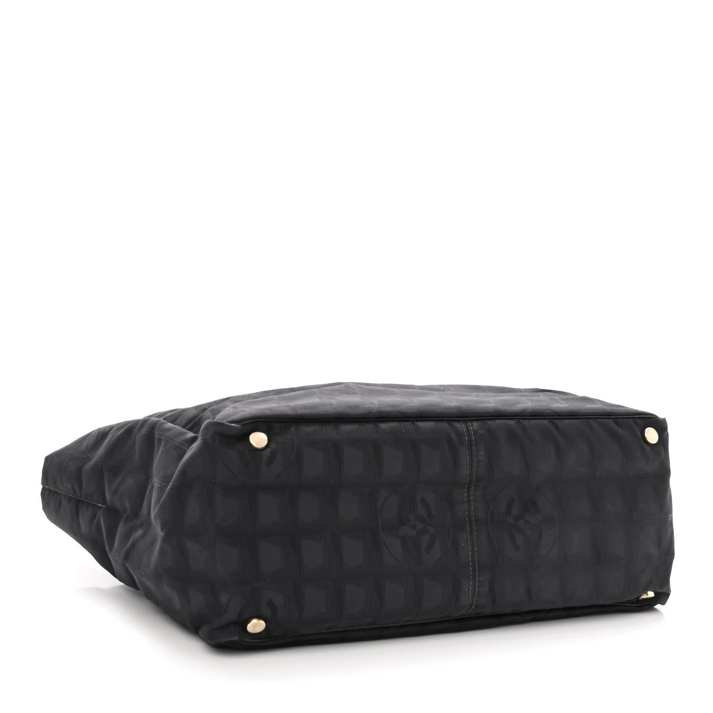 Nylon Medium Travel Tote Black