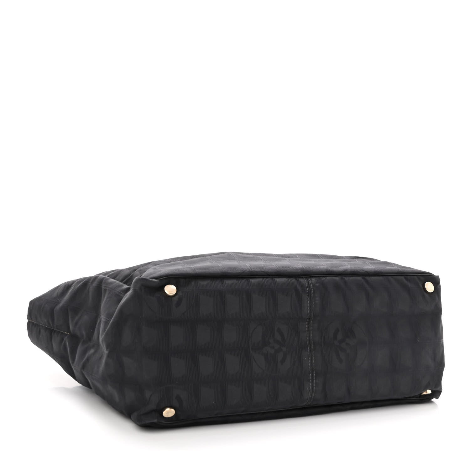 Chanel Nylon Medium Travel Tote Black 4 of 9
