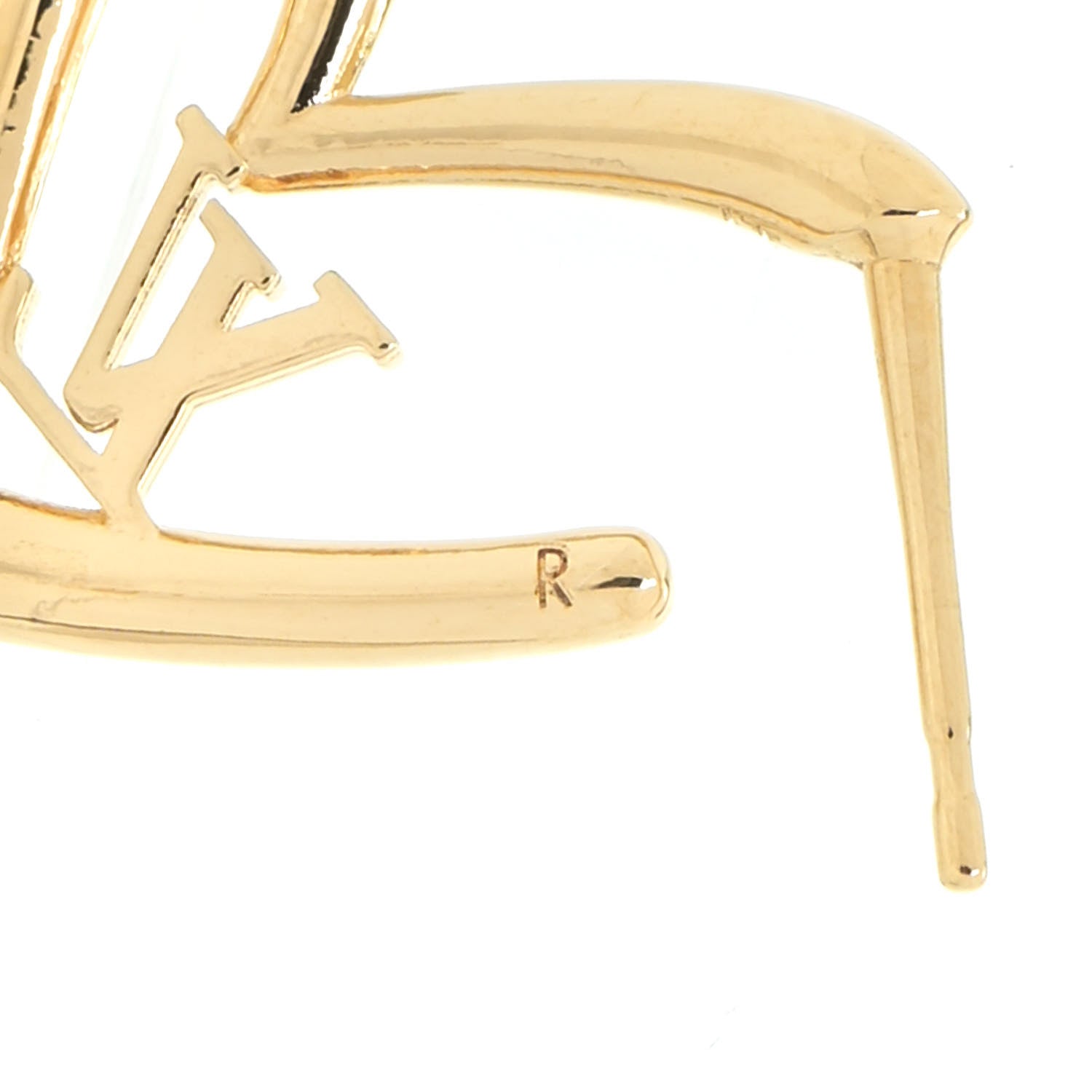 Louis Vuitton Fall In Love Heart Earrings PM Gold 5 of 7