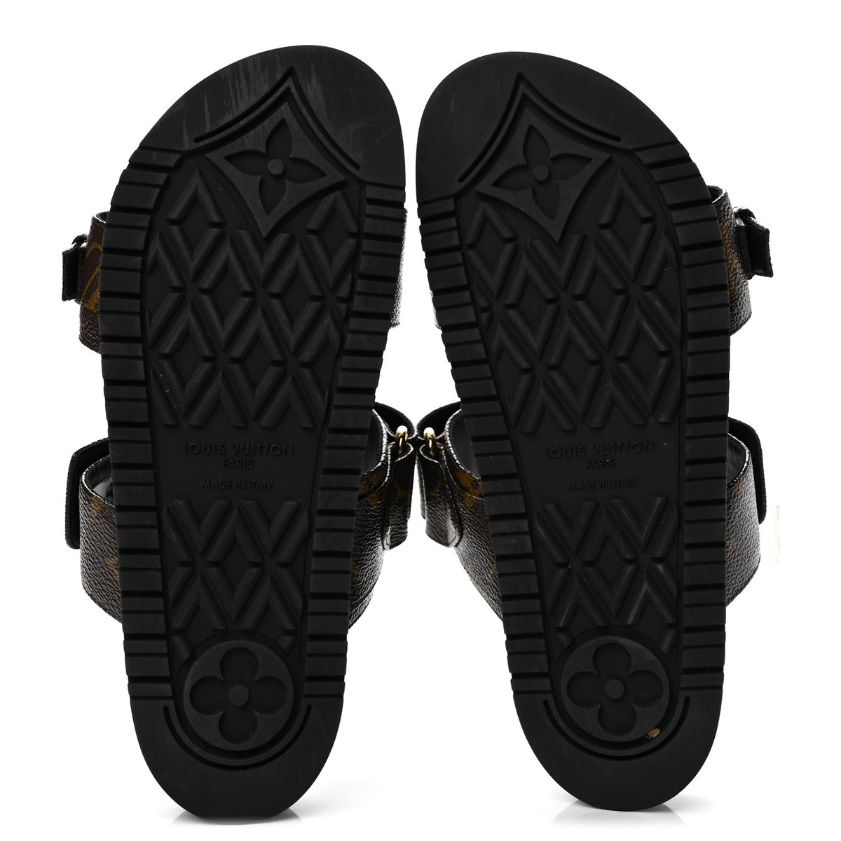 Monogram Bom Dia Mule Sandals 35.5 Black