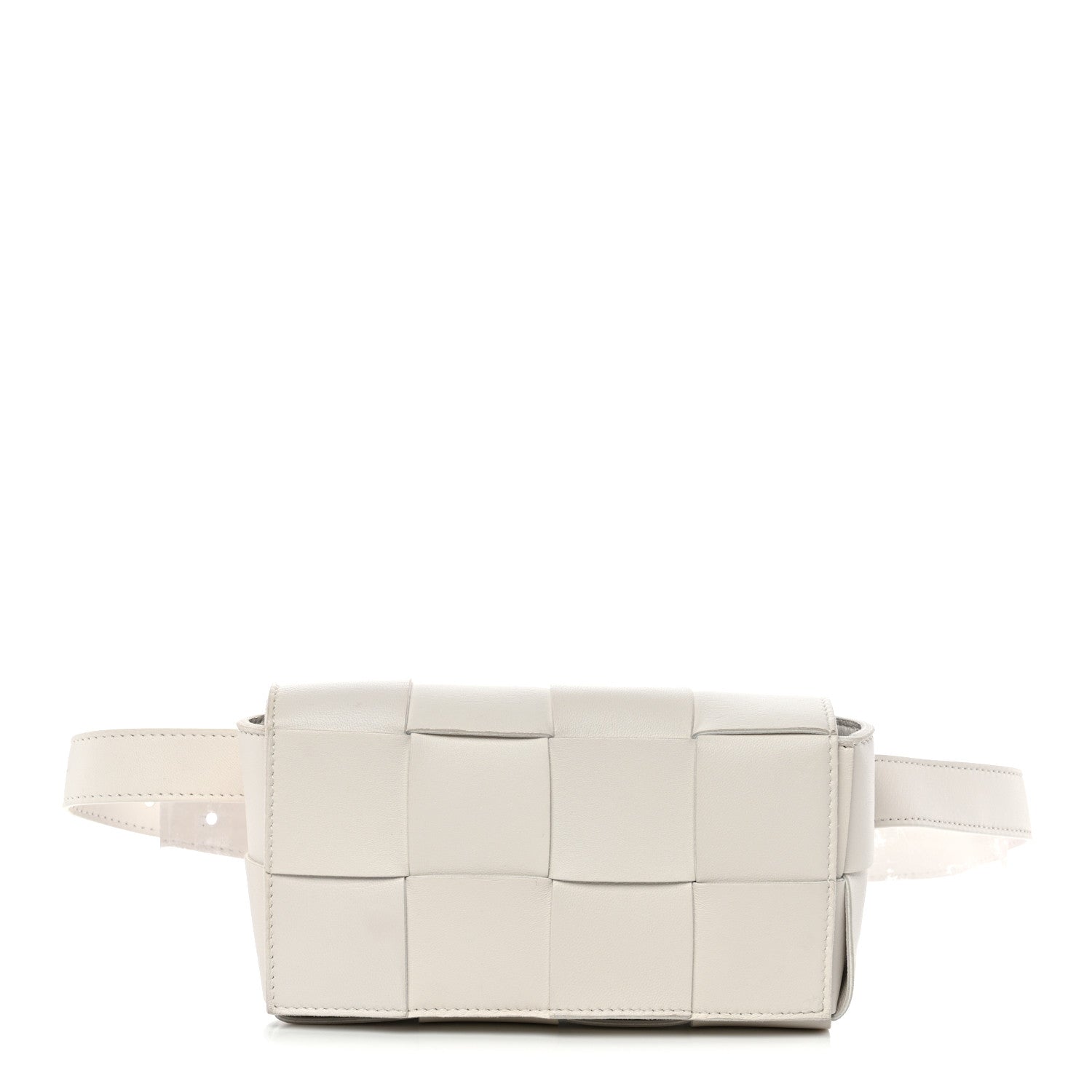 Bottega Veneta Nappa Maxi Intreccio The Belt Cassette Bag White 1 of 10