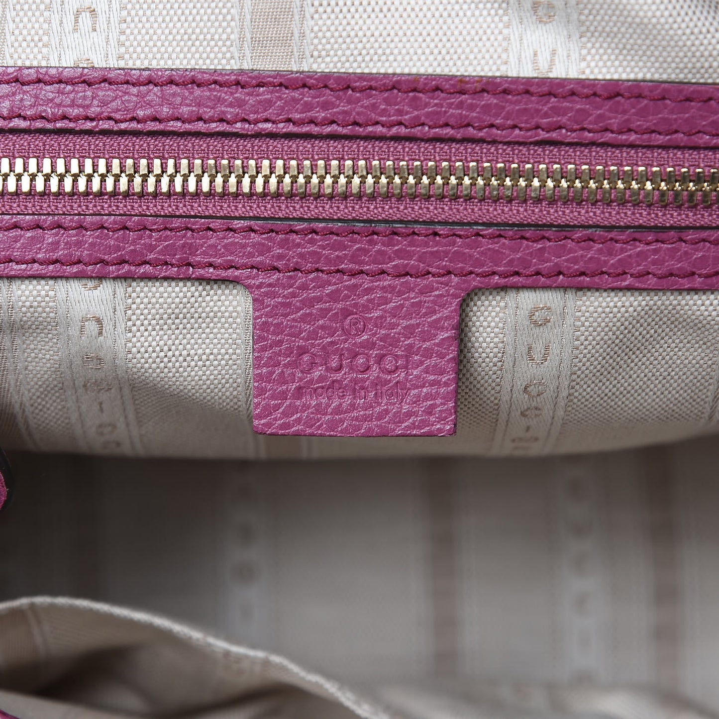 Dollar Calfskin Dome Bag Purple