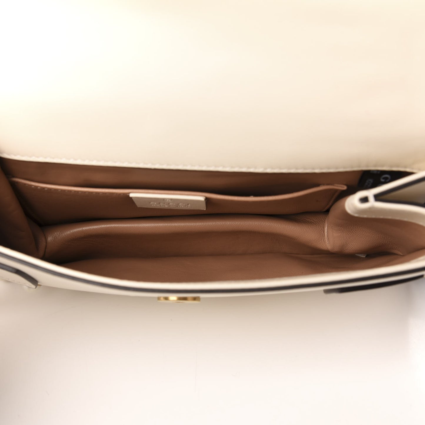 Nappa Pearl Studded Mini Queen Margaret Broadway Shoulder Bag Mystic White