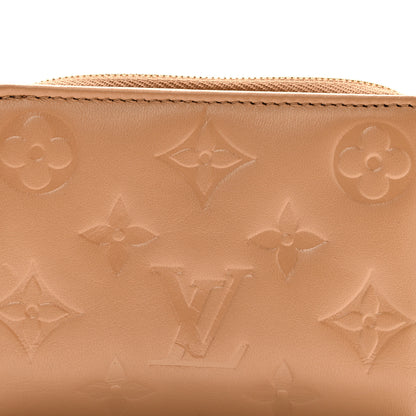 Louis Vuitton Lambskin Embossed Monogram Lou Coussin Wallet Camel 8 of 9