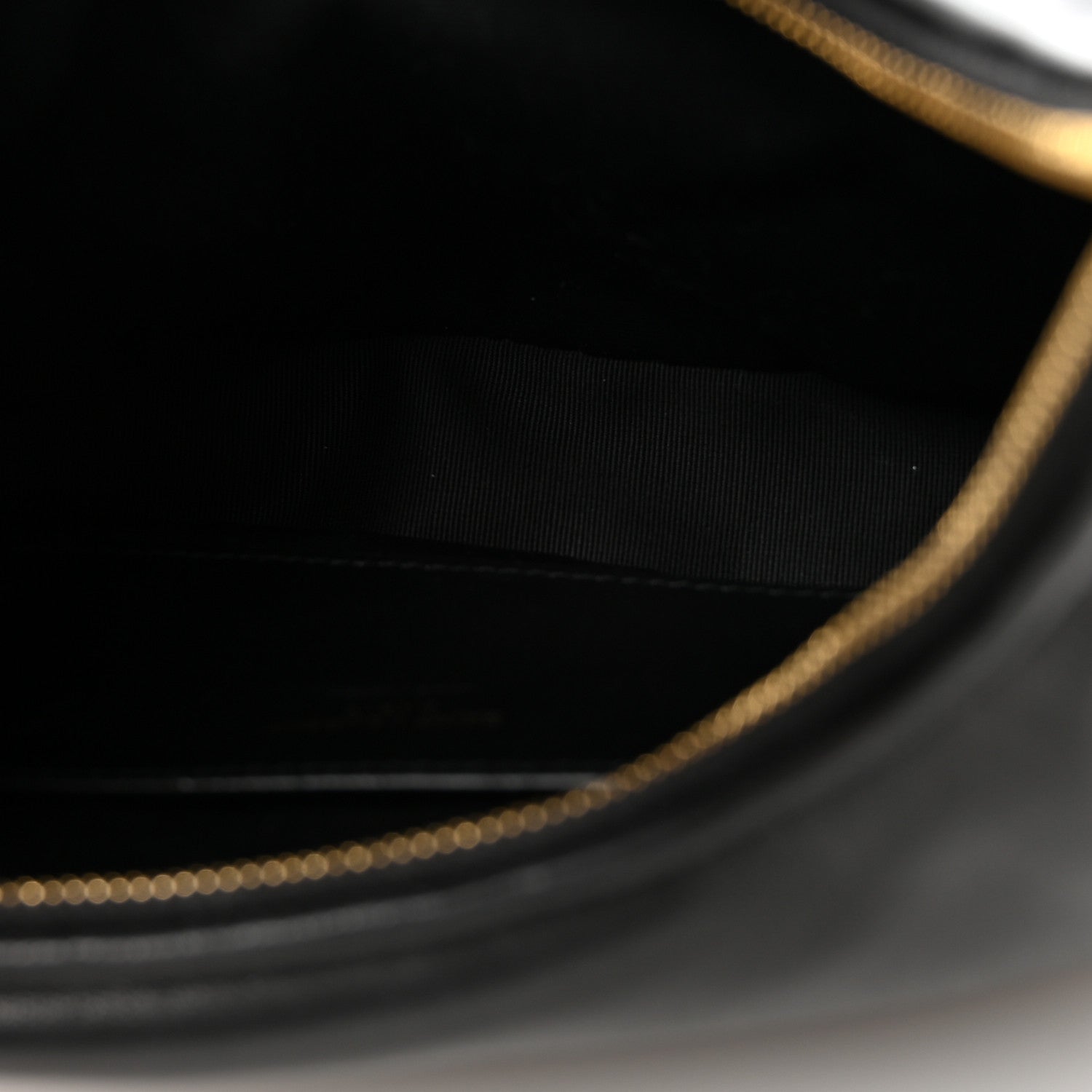 Saint Laurent Plunged Lambskin Calypso Mini Hobo Black 5 of 9