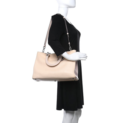 Christian Dior Smooth Calfskin Large Diorissimo Tote Beige 2 of 17