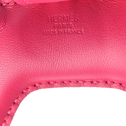 Hermes Milo Lambskin Grigri Rodeo Horse Bag Charm PM Rose Mexico 4 of 4